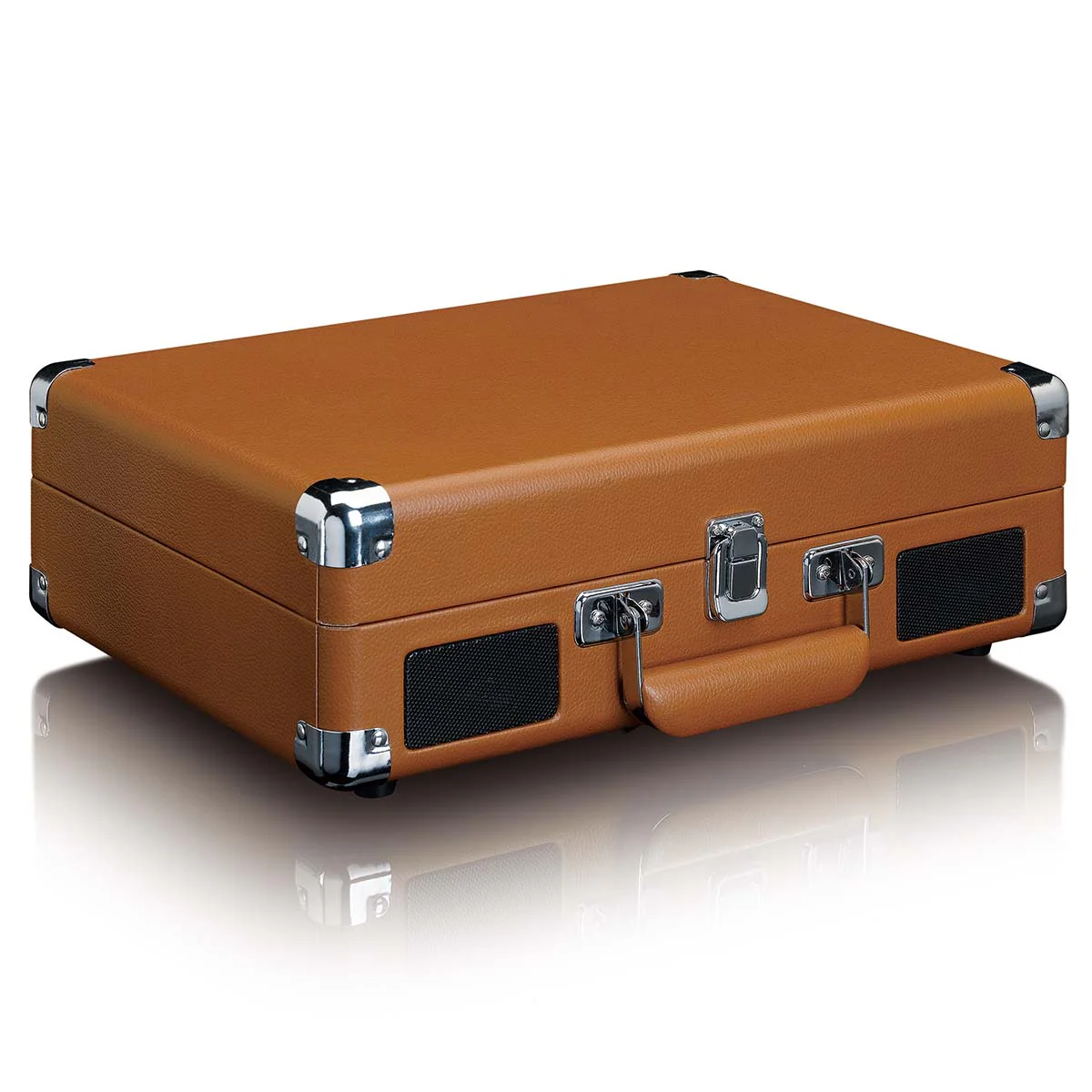 CLASSIC PHONO TT-10BN - Koffer Platenspeler met 2 ingebouwde speakers - Bruin - Image 5