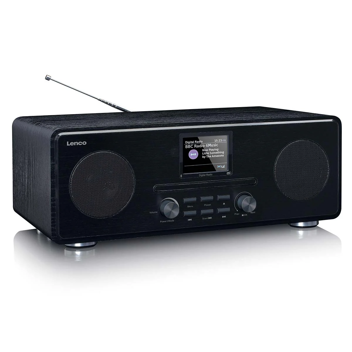 LENCO DAR-061BK - DAB+/FM radio met CD speler en Bluetooth® - Zwart - Image 4
