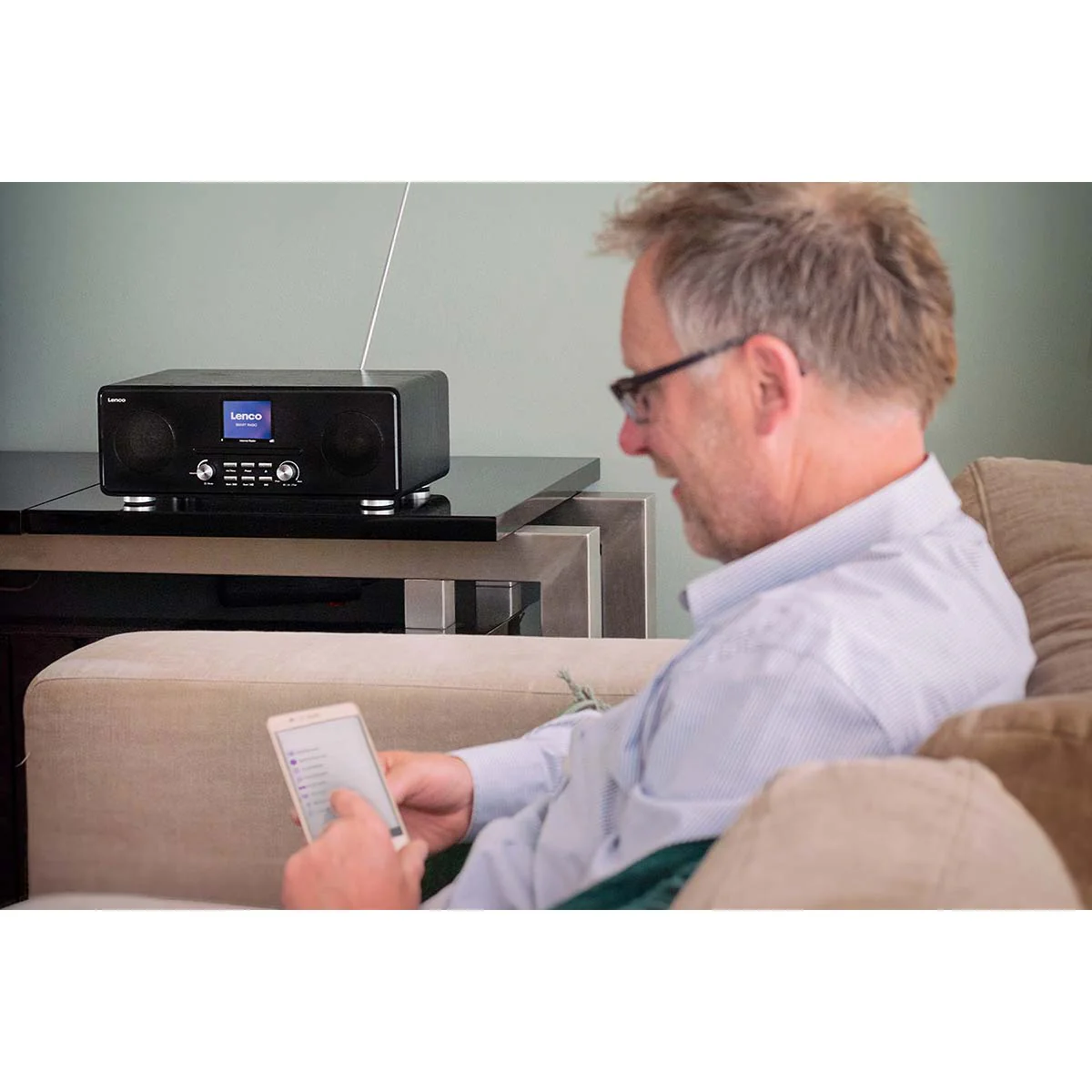 LENCO DAR-061BK - DAB+/FM radio met CD speler en Bluetooth® - Zwart - Image 9