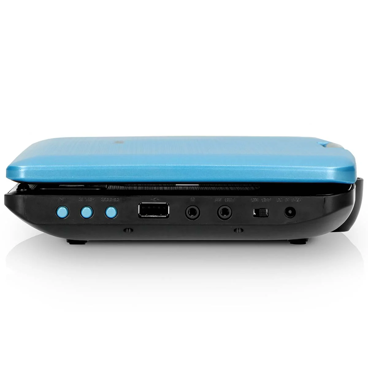LENCO DVP-910BU - Portable 9" DVD-speler met USB-hoofdtelefoon en ophangbeugel - Blauw/zwart - Image 8
