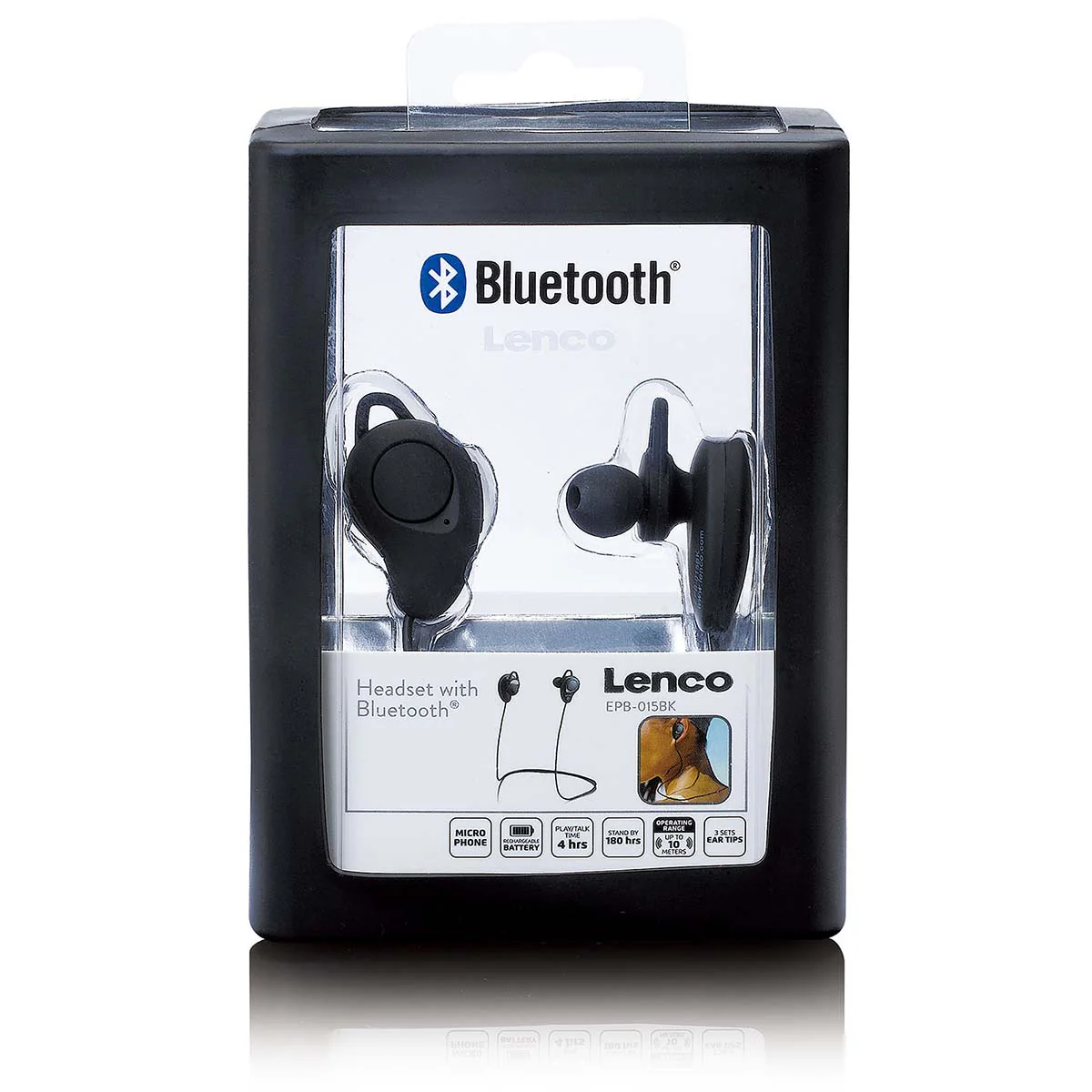 LENCO EPB-015BK - Bluetooth® koptelefoon - in-ear - Zwart - Image 4