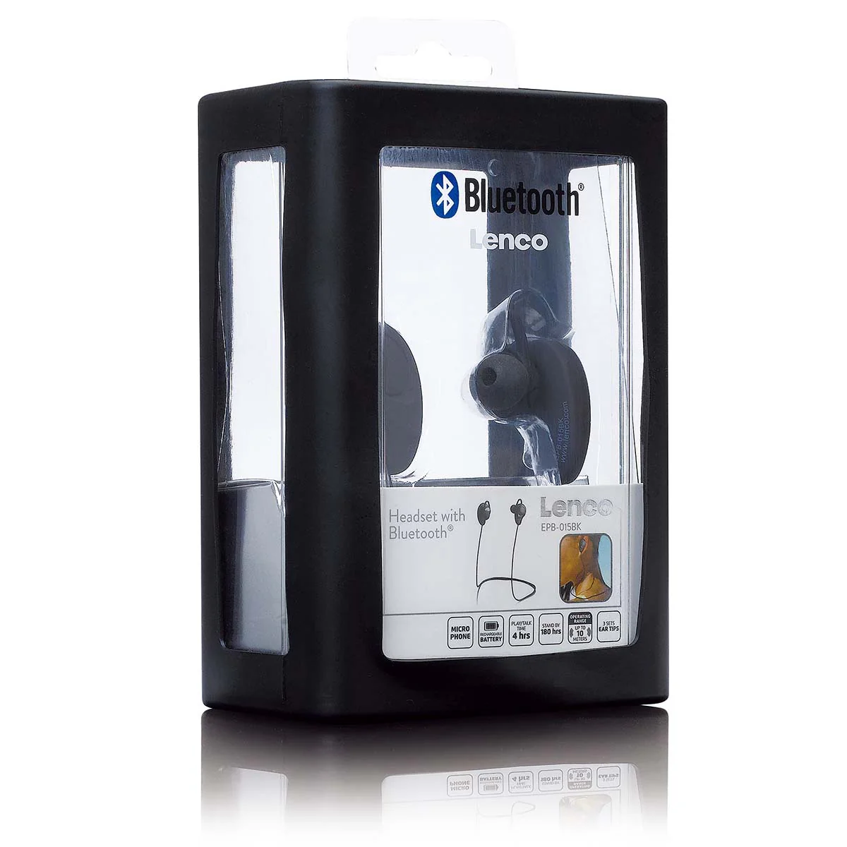 LENCO EPB-015BK - Bluetooth® koptelefoon - in-ear - Zwart - Image 5