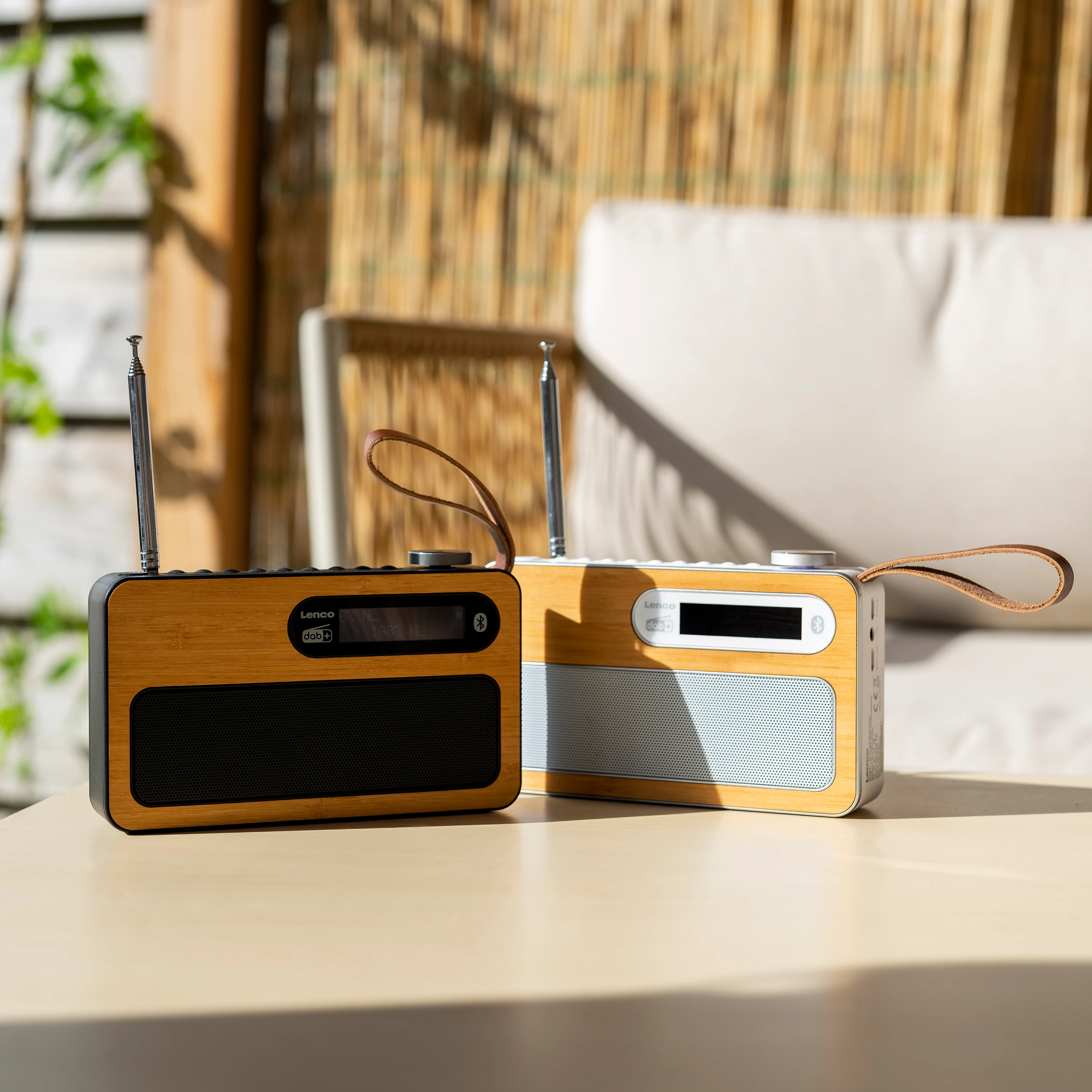 LENCO PDR-040BAMBOO BK - DAB+/FM radio Bluetooth®- Bamboo - Zwart - Image 13