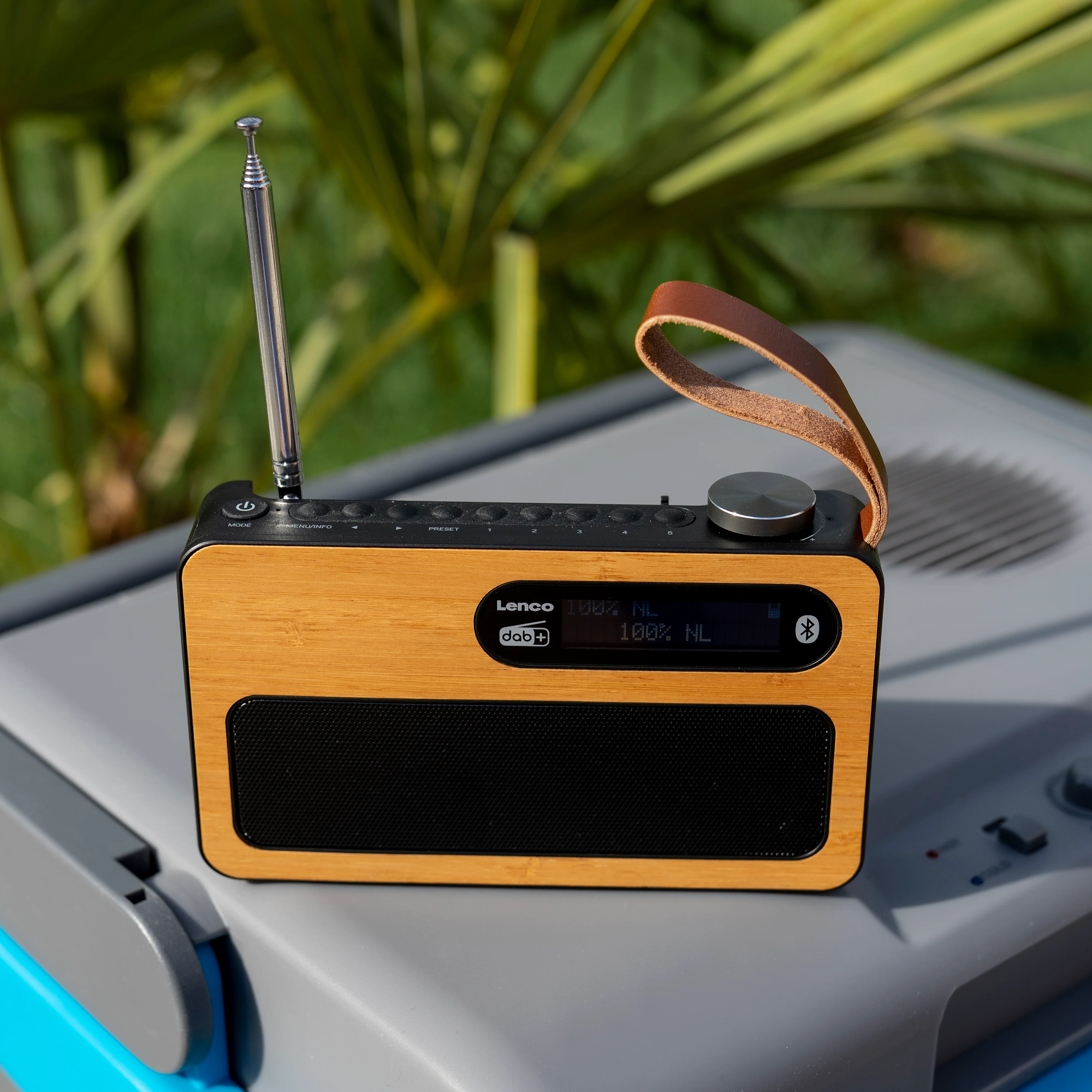 LENCO PDR-040BAMBOO BK - DAB+/FM radio Bluetooth®- Bamboo - Zwart - Image 14