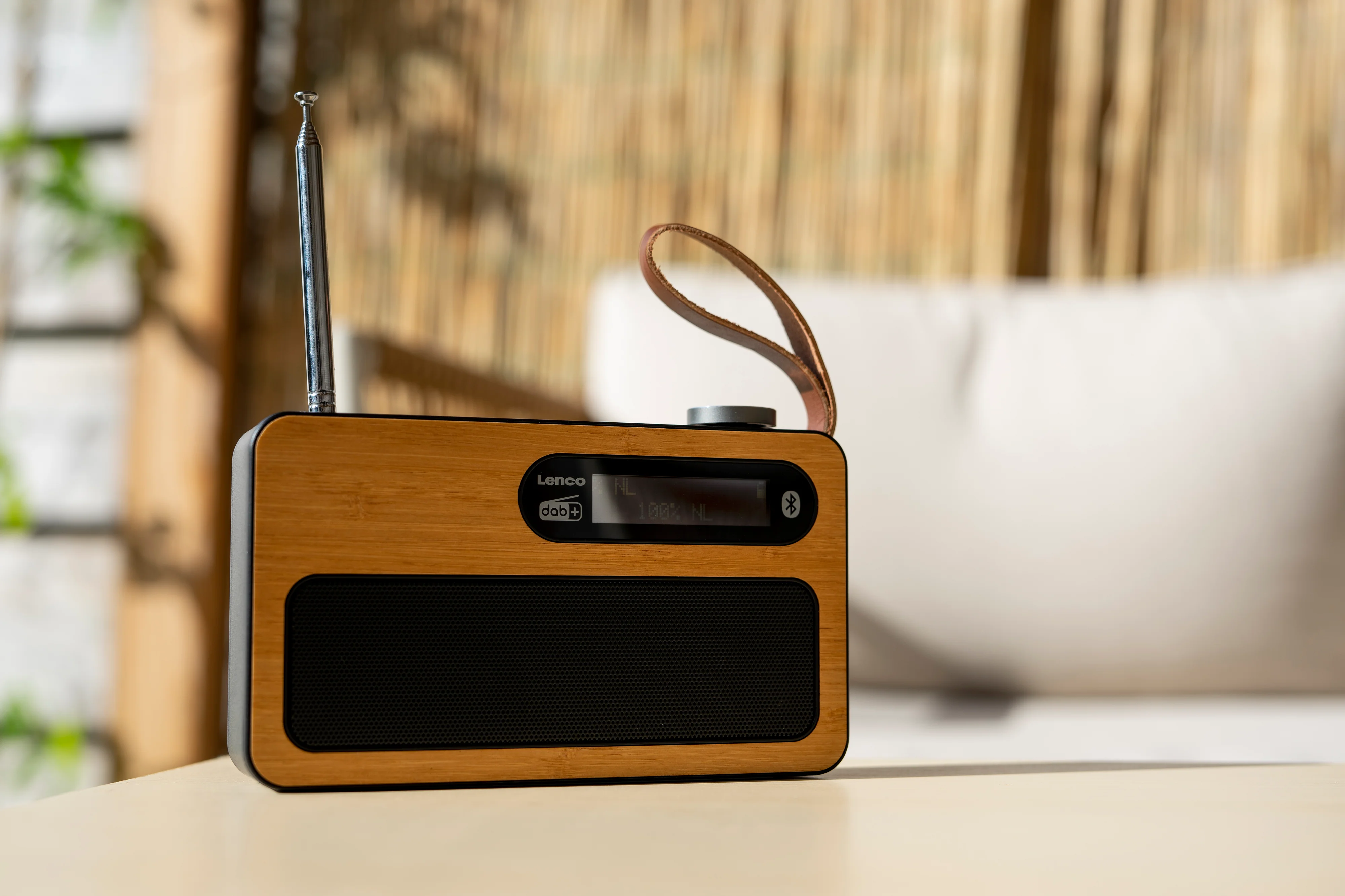 LENCO PDR-040BAMBOO BK - DAB+/FM radio Bluetooth®- Bamboo - Zwart - Image 15