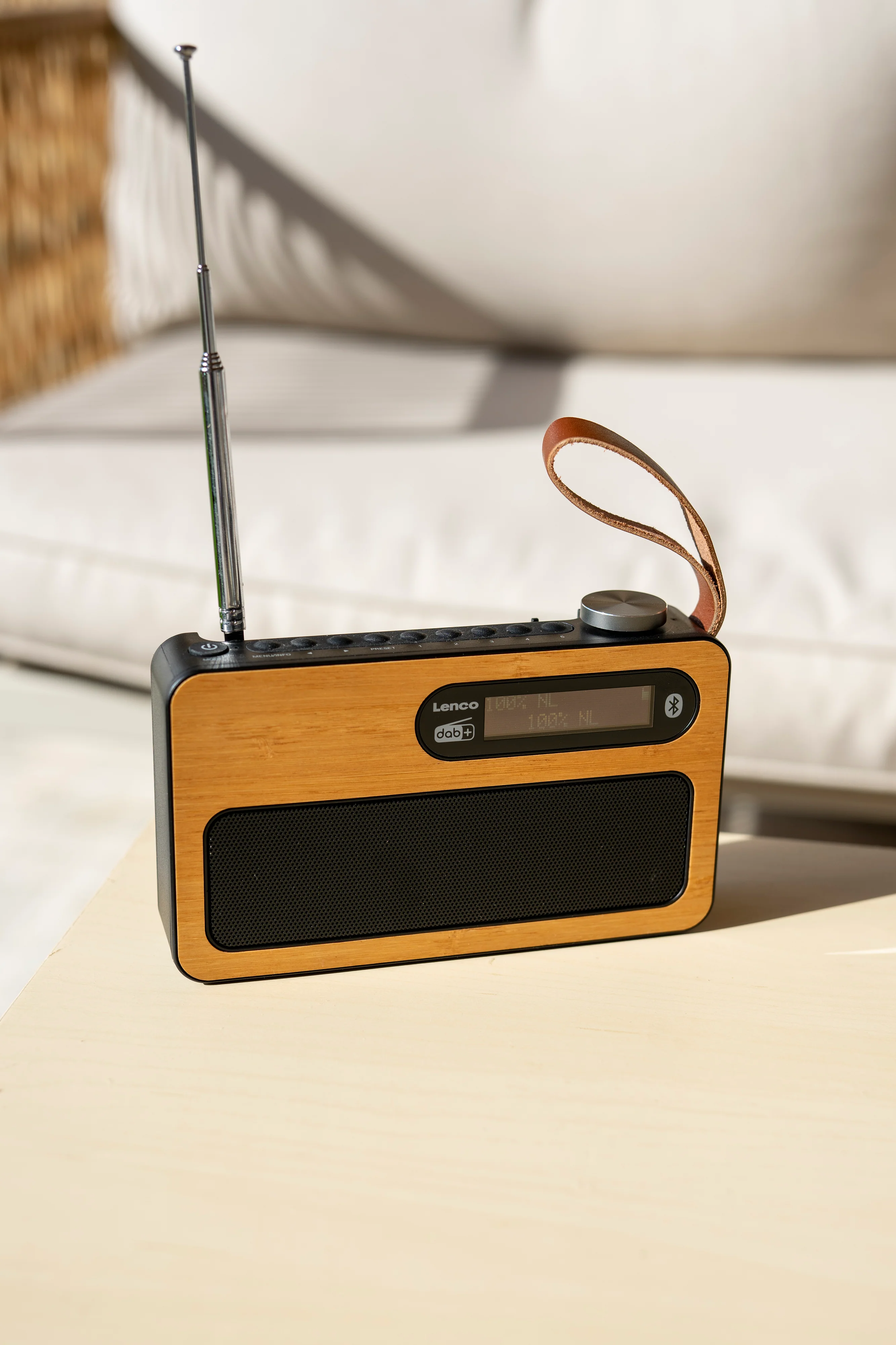 LENCO PDR-040BAMBOO BK - DAB+/FM radio Bluetooth®- Bamboo - Zwart - Image 18