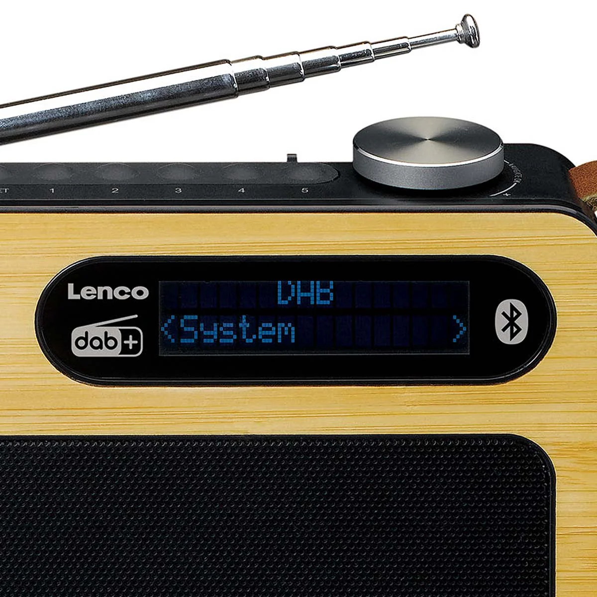 LENCO PDR-040BAMBOO BK - DAB+/FM radio Bluetooth®- Bamboo - Zwart - Image 6