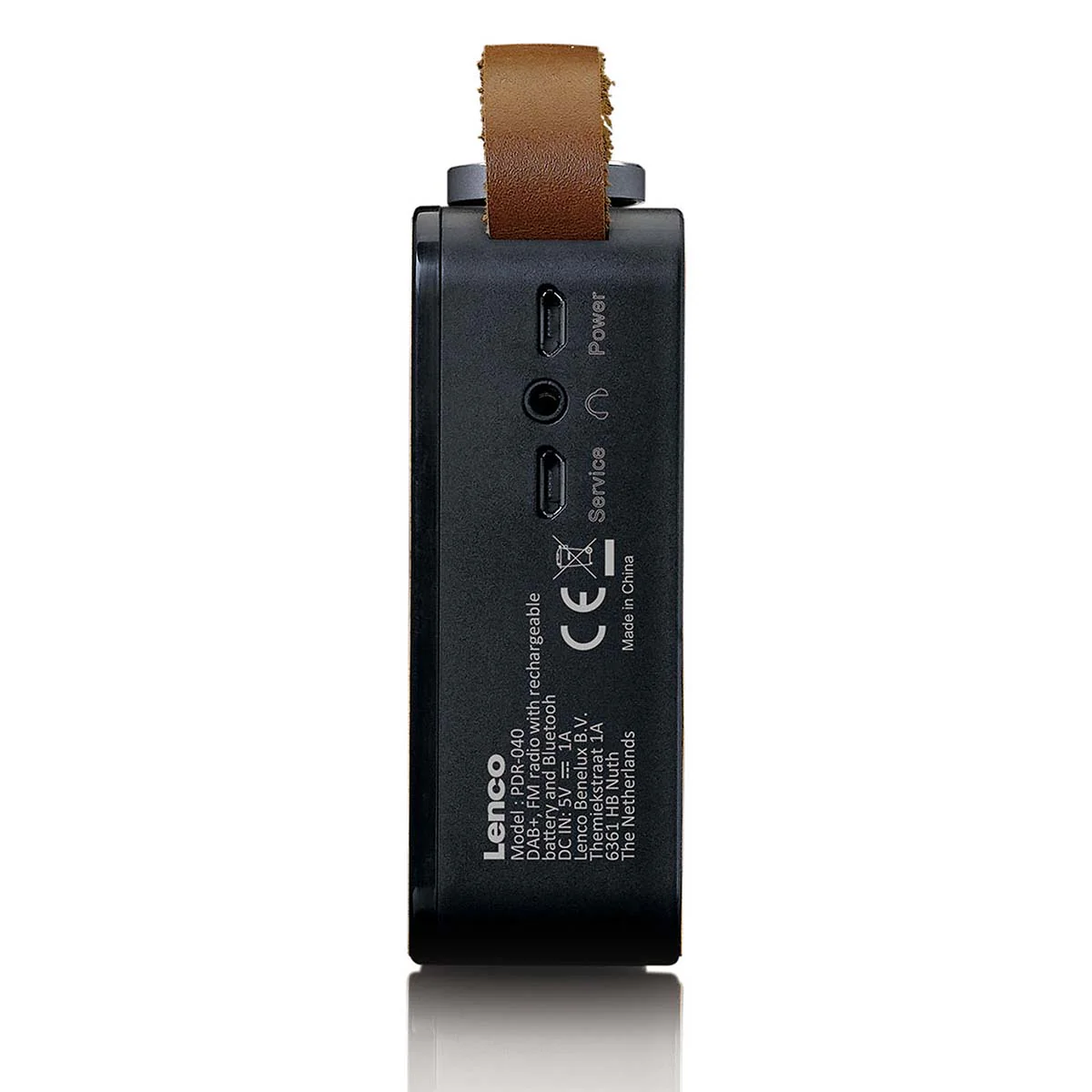 LENCO PDR-040BAMBOO BK - DAB+/FM radio Bluetooth®- Bamboo - Zwart - Image 7
