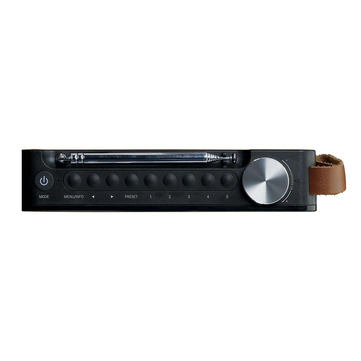 LENCO PDR-040BAMBOO BK - DAB+/FM radio Bluetooth®- Bamboo - Zwart - Image 8