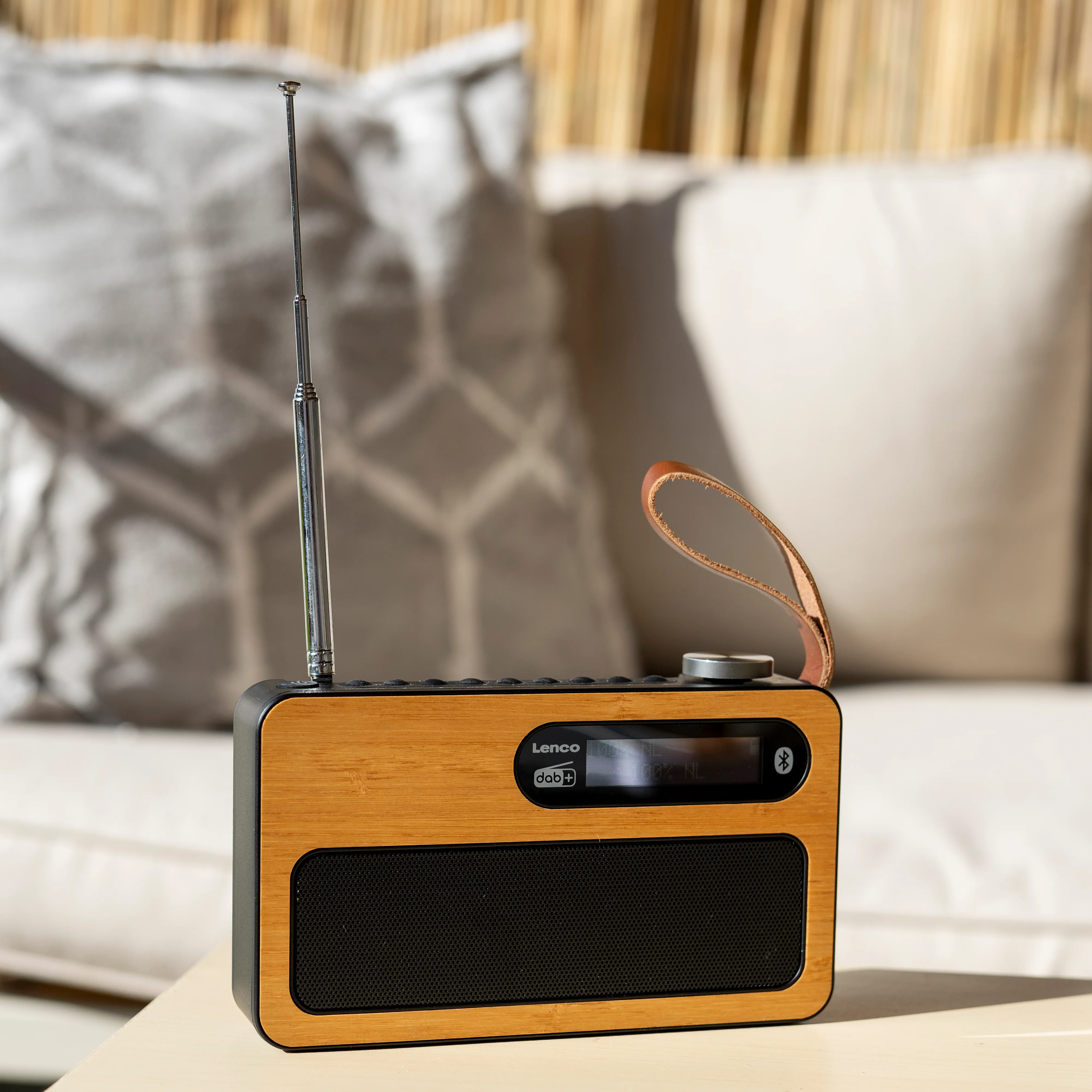 LENCO PDR-040BAMBOO BK - DAB+/FM radio Bluetooth®- Bamboo - Zwart - Image 9