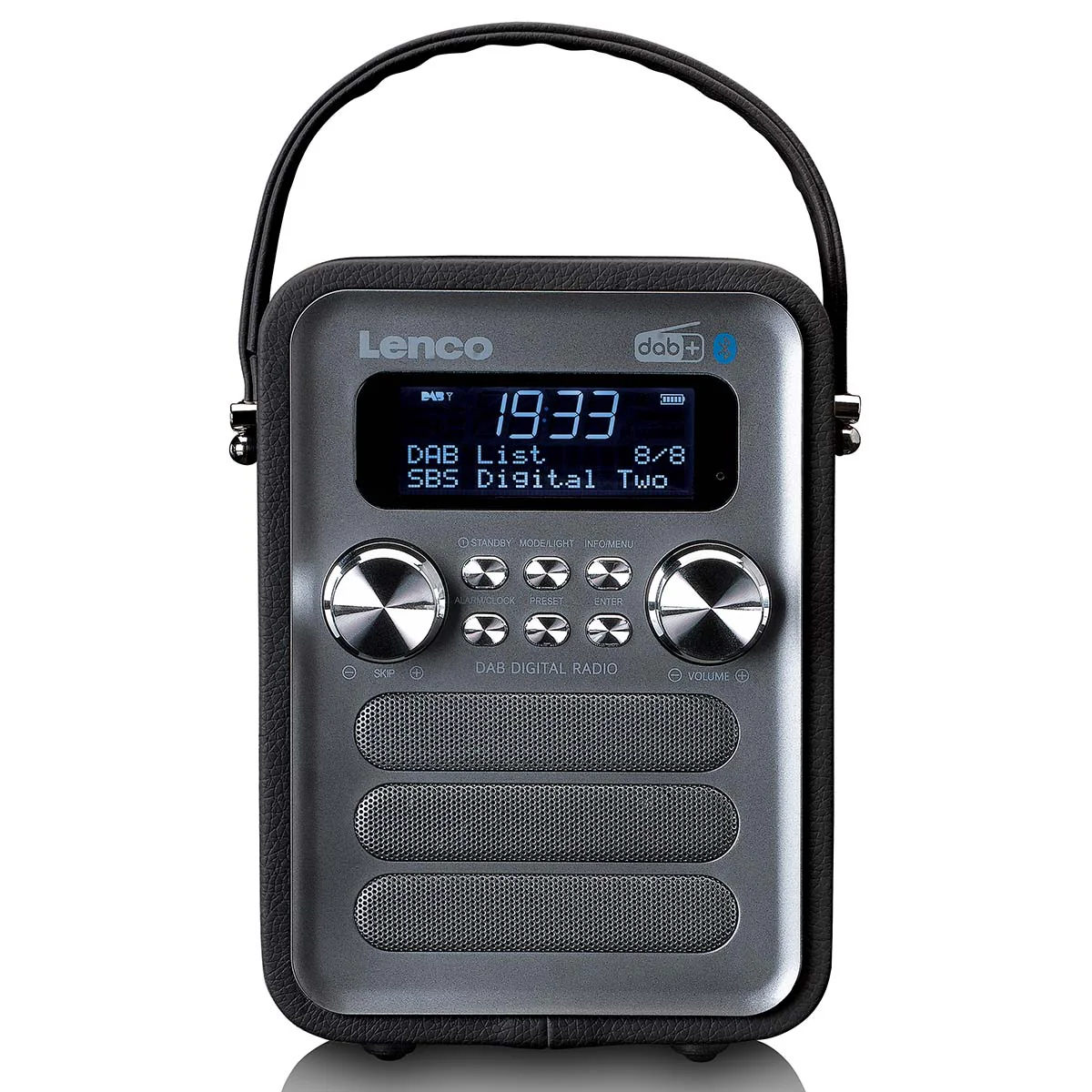 LENCO PDR-051BKSI - Draagbare DAB+ FM Radio met Bluetooth® en AUX-ingang, oplaadbare batterij - Zwart - Image 3