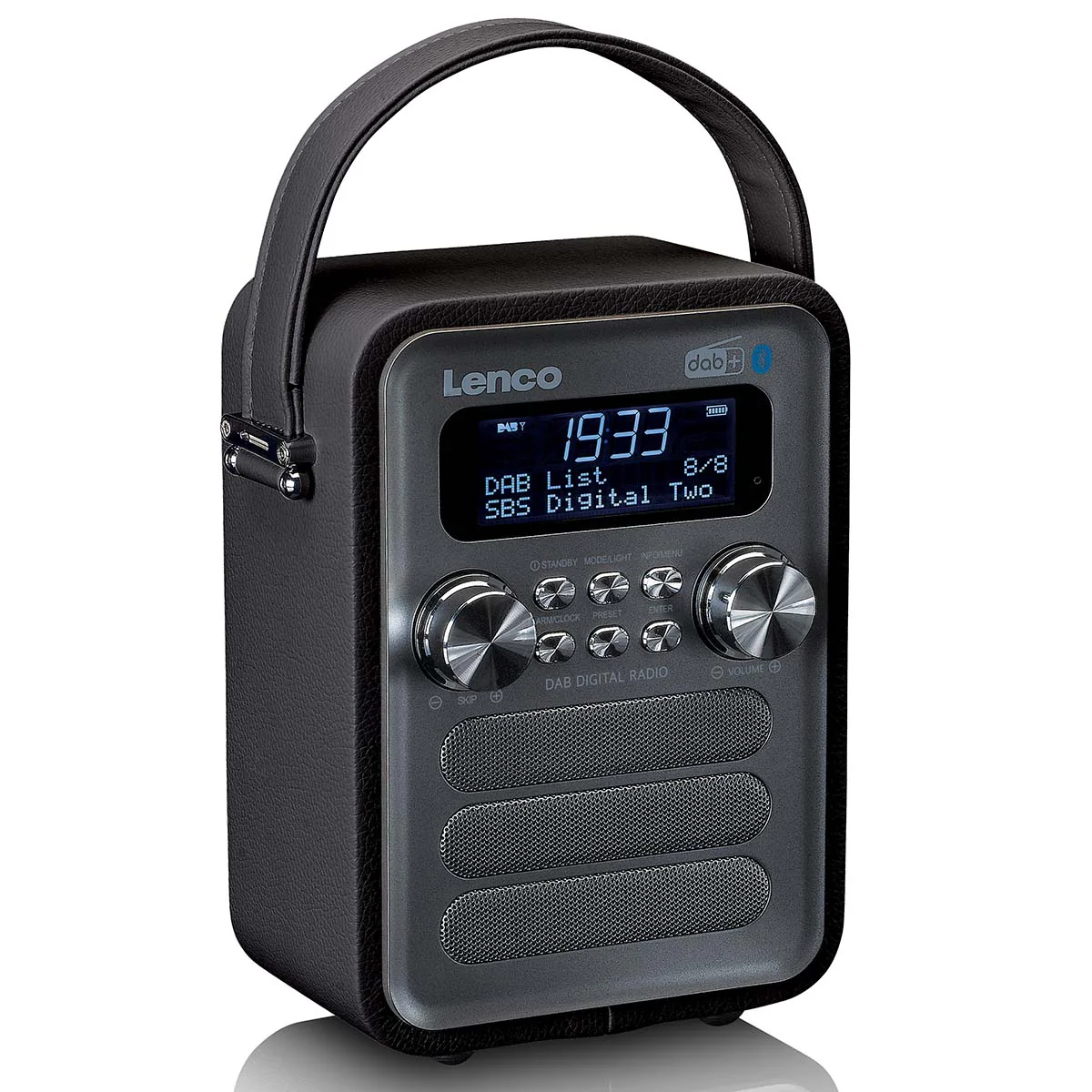 LENCO PDR-051BKSI - Draagbare DAB+ FM Radio met Bluetooth® en AUX-ingang, oplaadbare batterij - Zwart - Image 5