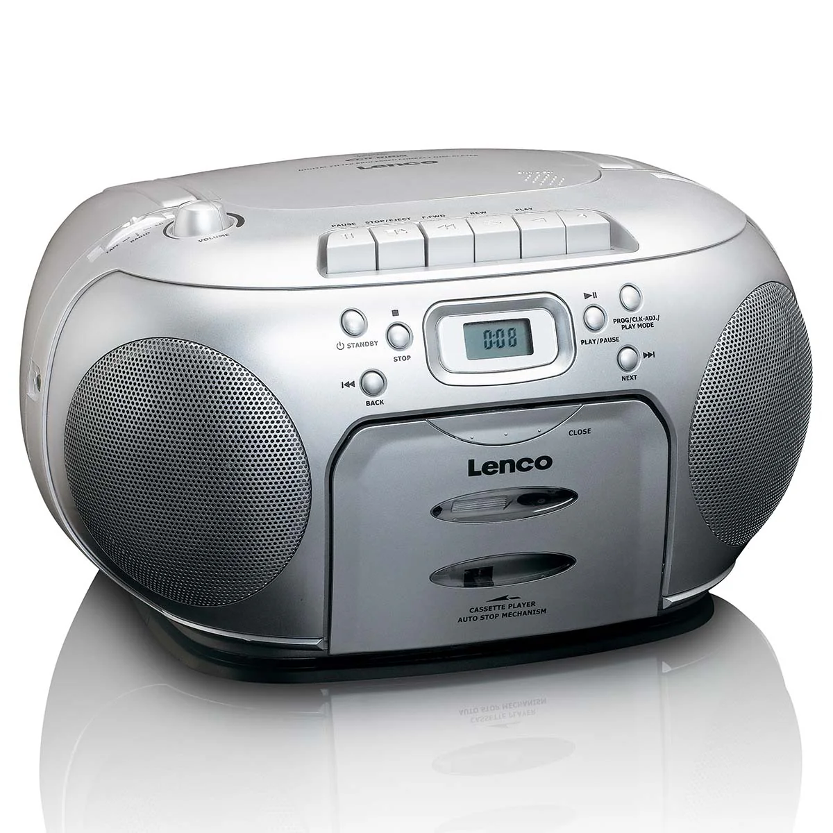 LENCO SCD-420SI - Portable stereo FM Radio CD - Cassettespeler - Image 4