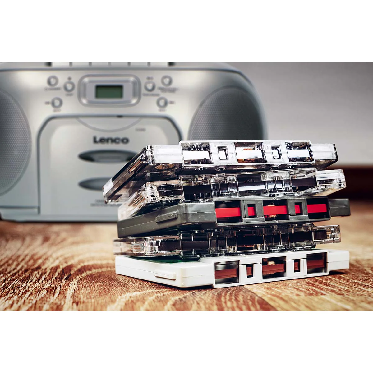 LENCO SCD-420SI - Portable stereo FM Radio CD - Cassettespeler - Image 7