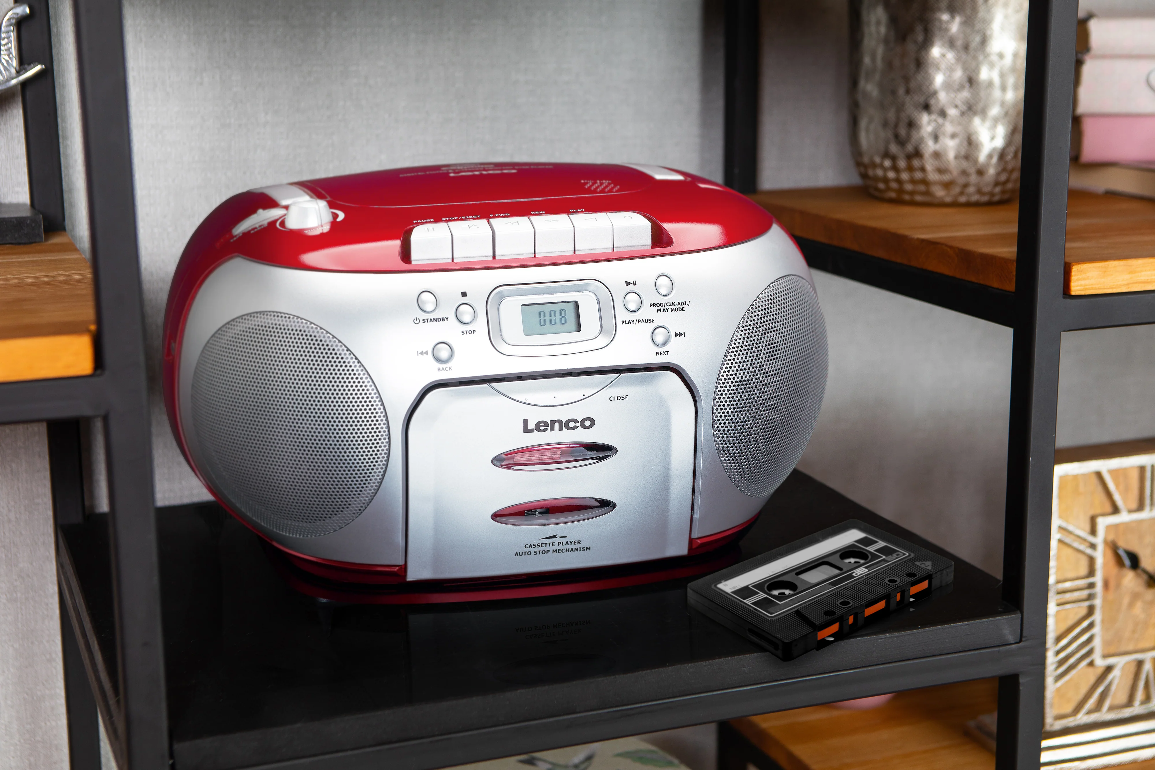 LENCO SCD-420RD - Portable FM Radio CD - Cassettespeler - Image 8