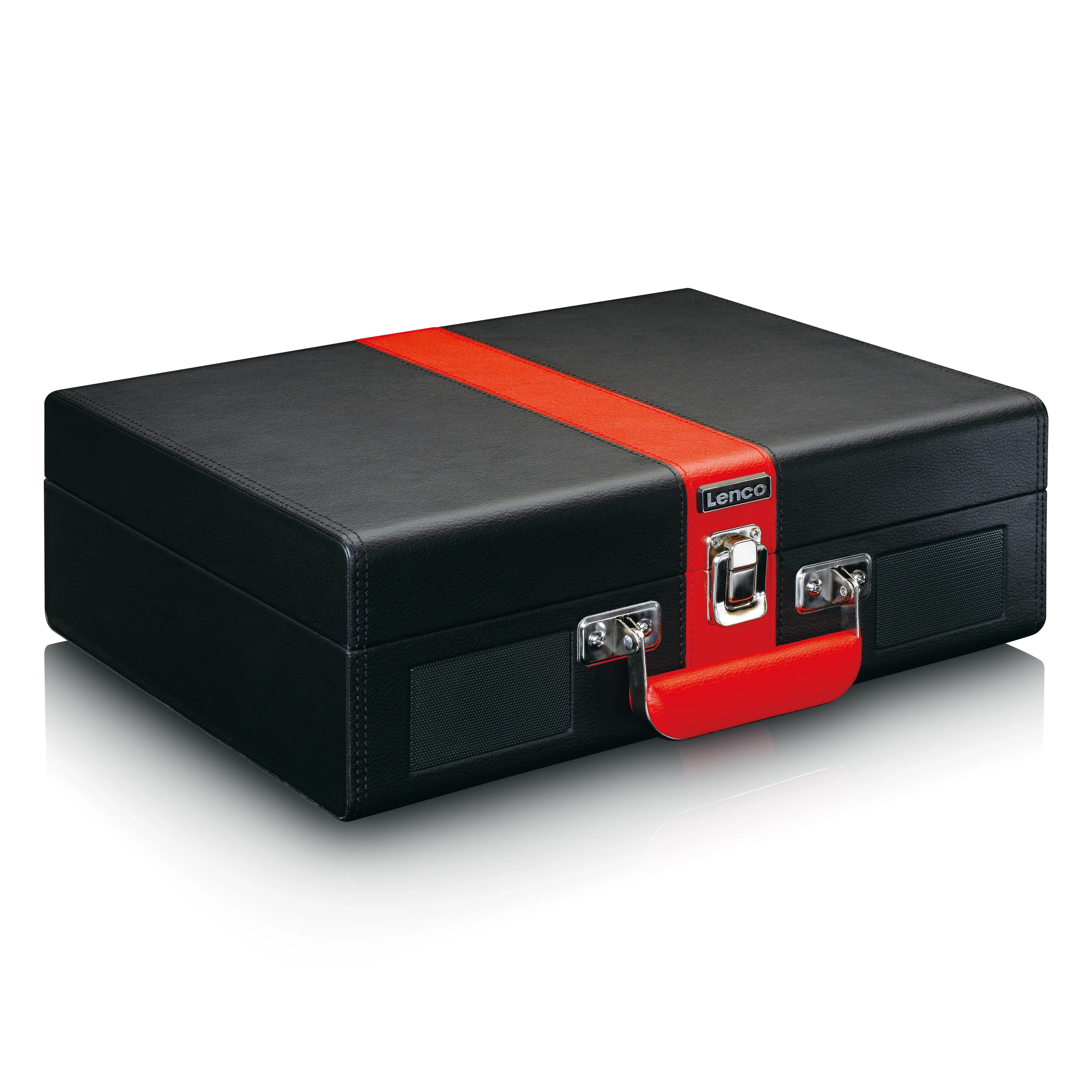 CLASSIC PHONO TT-110BKRD - Platenspeler met Bluetooth® ontvangst en ingebouwde speakers - Zwart Rood - Image 5