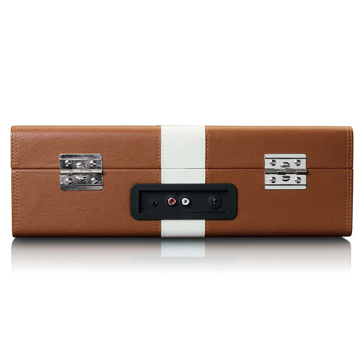 CLASSIC PHONO TT-120BNWH - Platenspeler met Bluetooth® ontvangst, ingebouwde speakers en oplaadbare accu - Bruin/Wit - Image 3